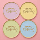 Pastel Party Dinner Plates 8pk