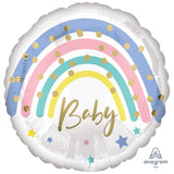 Pastel Rainbow Baby Foil Balloon