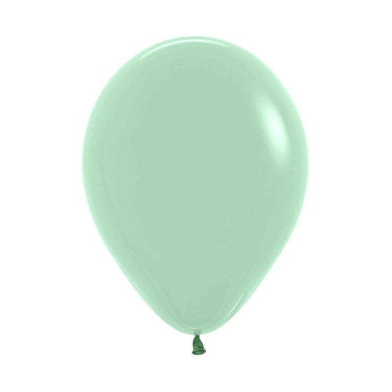 Pastel Dusk Green Tea Balloon - Single