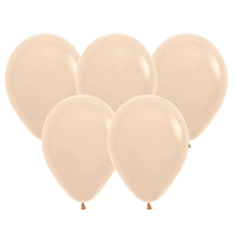 Pastel Matte Nude Balloons - 25pk