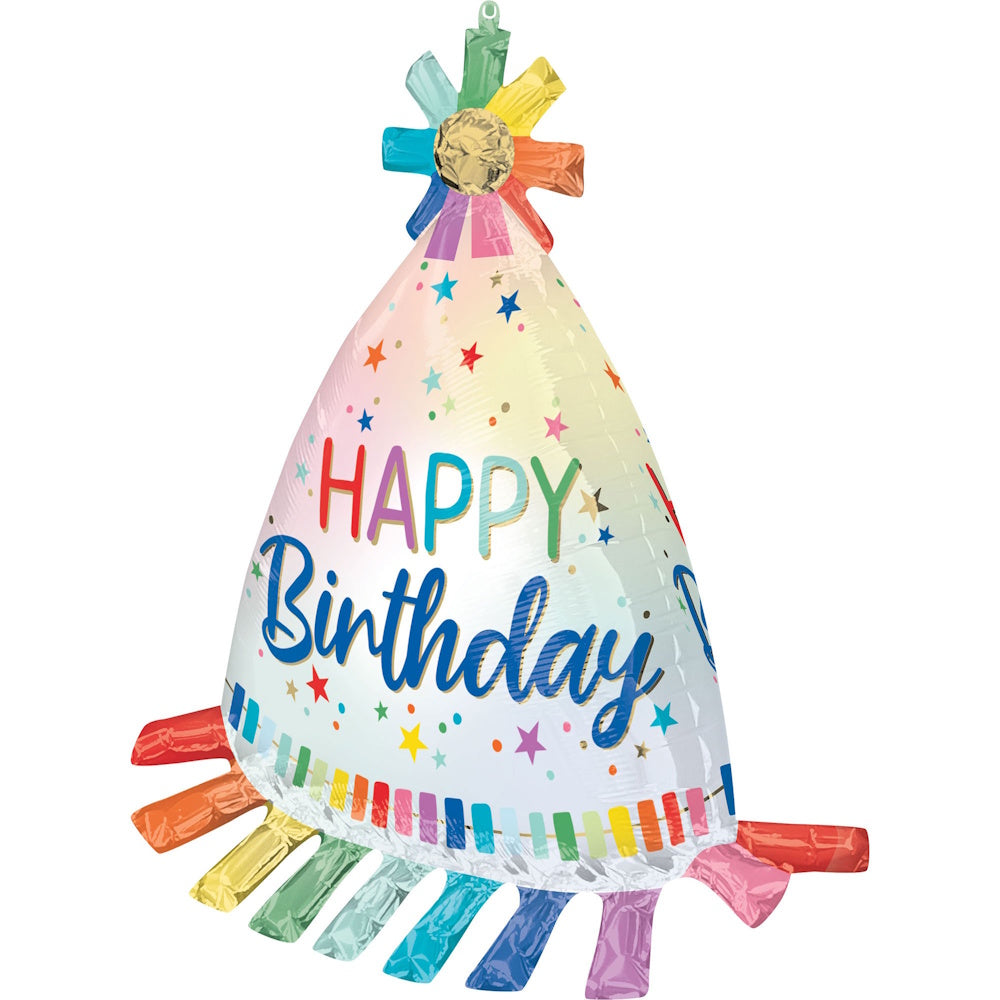 Party Hat UltraShape Foil Balloon