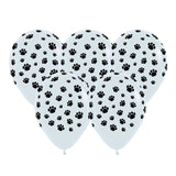 Paw Print Balloons 25pk