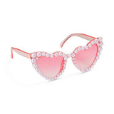 Pearl Heart-Shaped Glasses