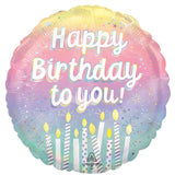 Pearlised Happy Birthday To You Foil Balloon