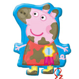 Peppa Pig Muddy Puddles SuperShape Balloon (2-Sided Design)