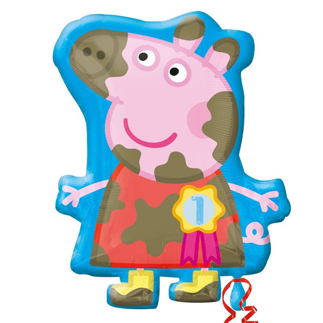 Peppa Pig Muddy Puddles SuperShape Balloon (2-Sided Design)