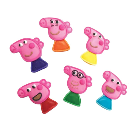 Sugar Icing Decorations 6pk - Peppa Pig