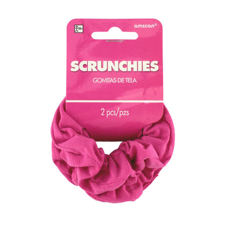 Pink Hair Scrunchies 2pk