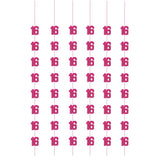 Glitz Pink String Decorations - 16