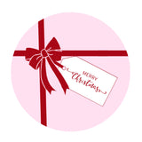 Edible Icing Image - Pink Christmas Present Round