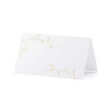 Party Deco Place Cards 10pk - Gold Branches