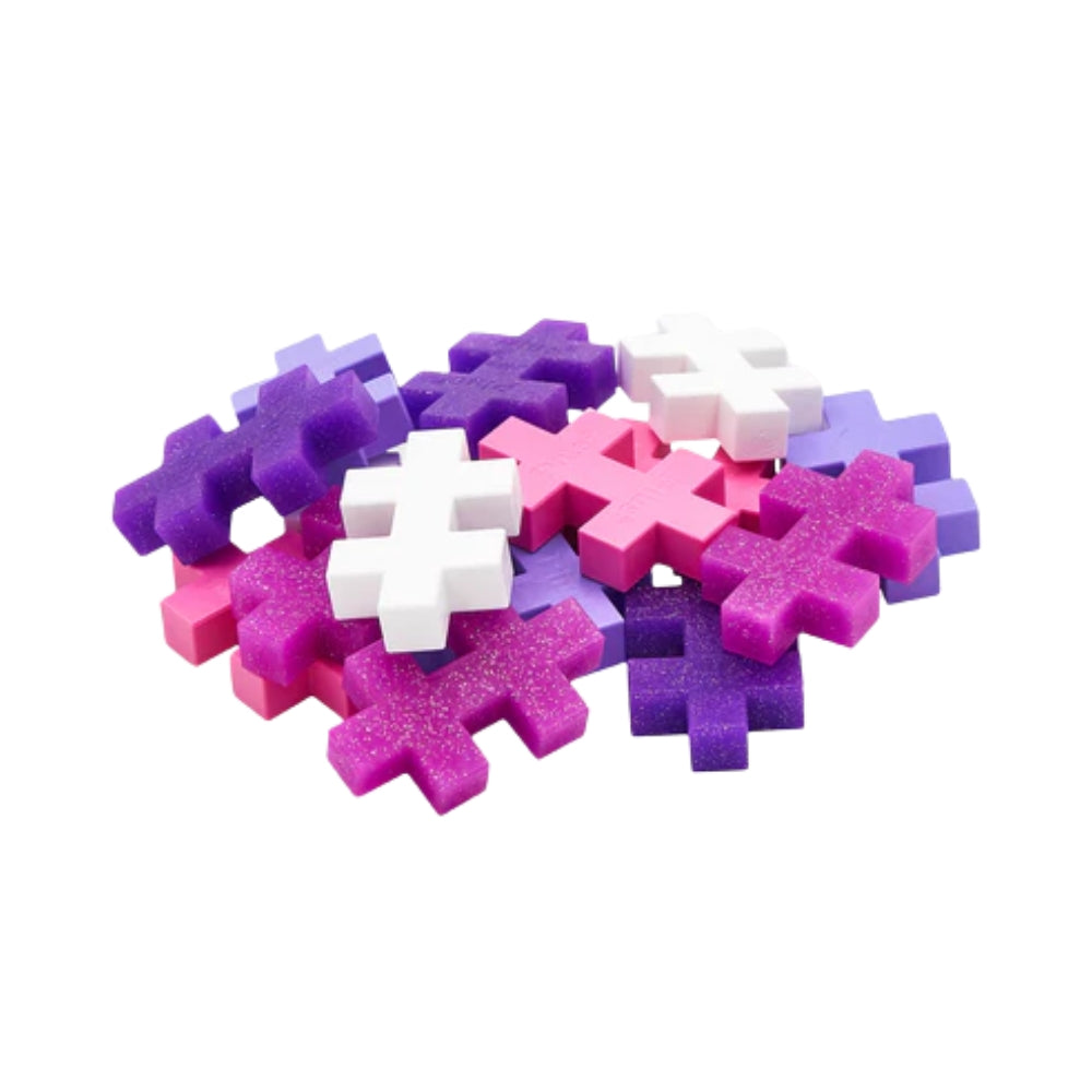 Plus-Plus Big 15pc Tube - Glitter Mix