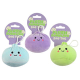 Plush Dumpling Bun Bag Tag Clip