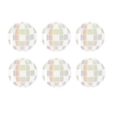 Iridescent Disco Ball Drink Markers 6pk