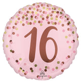 Pretty Pink 16th Foil Balloon