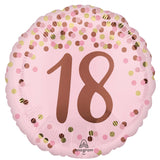 Pretty Pink 18th Foil Balloon