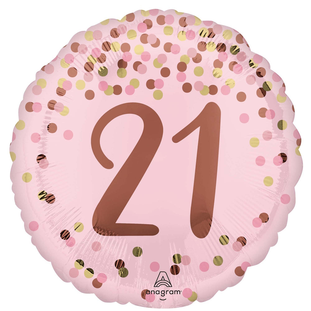 Pretty Pink 21st Foil Balloon
