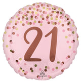 Pretty Pink 21st Foil Balloon