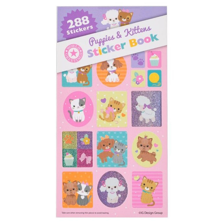 Puppies & Kittens Sticker Book