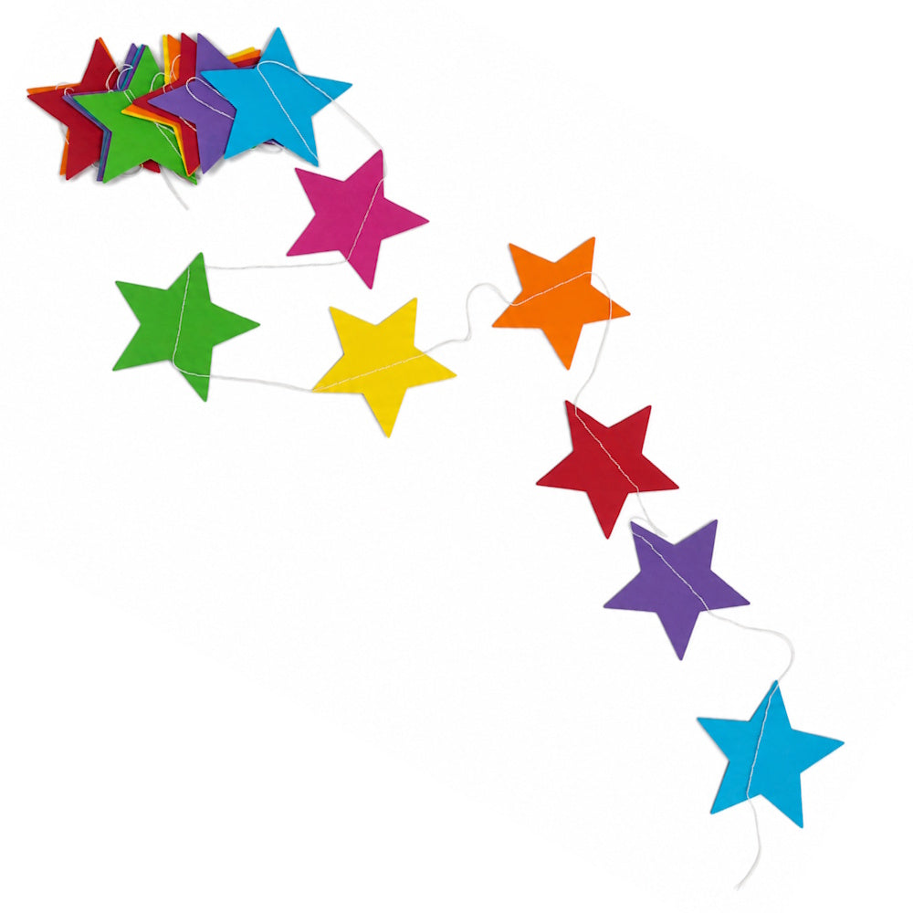 Rainbow Star Garland