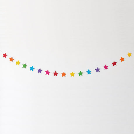 Rainbow Star Garland