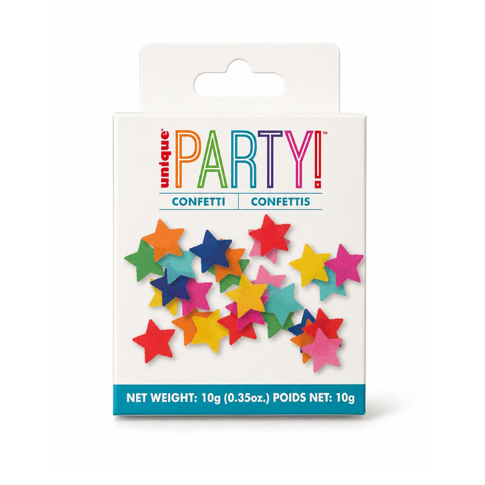 Rainbow Star Shaped Tissue Confetti