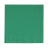 Rainforest Green Fringed Lunch Napkins 16pk
