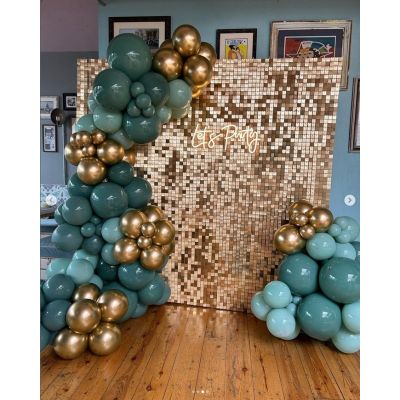 Retro Sage Balloon - Single
