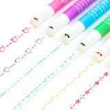 Roller Pattern Pens 6pk