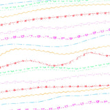 Roller Pattern Pens 6pk