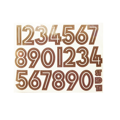 Rose Gold Add Any Age Birthday Rosette
