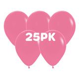 Fashion Rose Pink Balloons 25pk