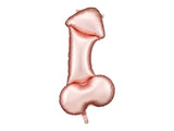 Rose Gold Penis SuperShape Foil Balloon