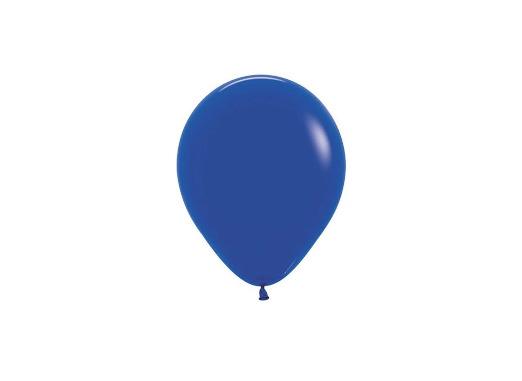 Royal Blue Balloons 12cm 10pk