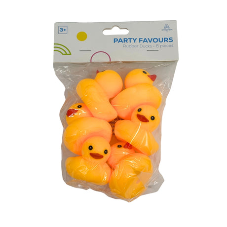 Rubber Ducks Party Favours 6pk