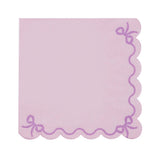 Ruffled Lunch Napkins 12pk - Violet