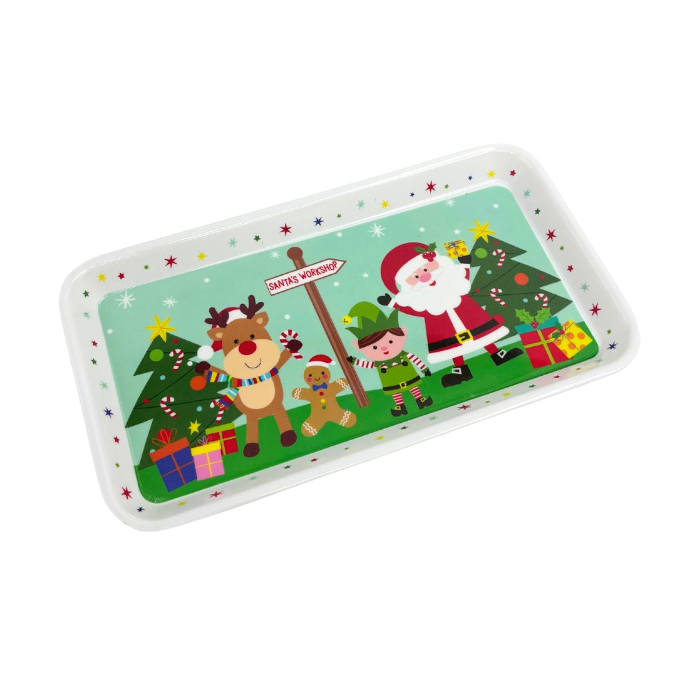Santa & Friends Melamine Tray