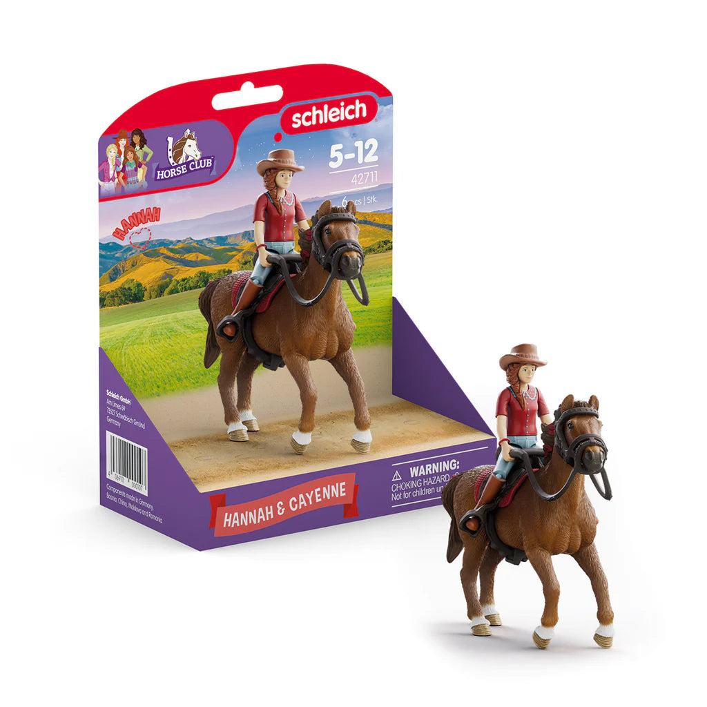 Schleich Horse Club - Hannah & Cayenne