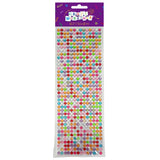 Self Stick Gems - Rainbow Circles 6mm 504pk