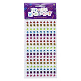 Self Stick Gems - Rainbow Assorted 162pk
