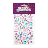 Self Stick Gems - Pastel Stars 105pk