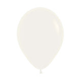 Fashion Almond White Balloon - Single
