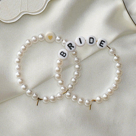 She's Tying the Knot Whited Beaded Drinks Markers 6pk