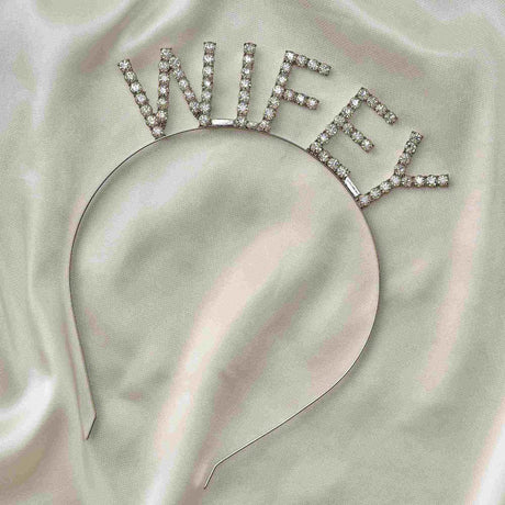 She's Tying the Knot Wifey Headband