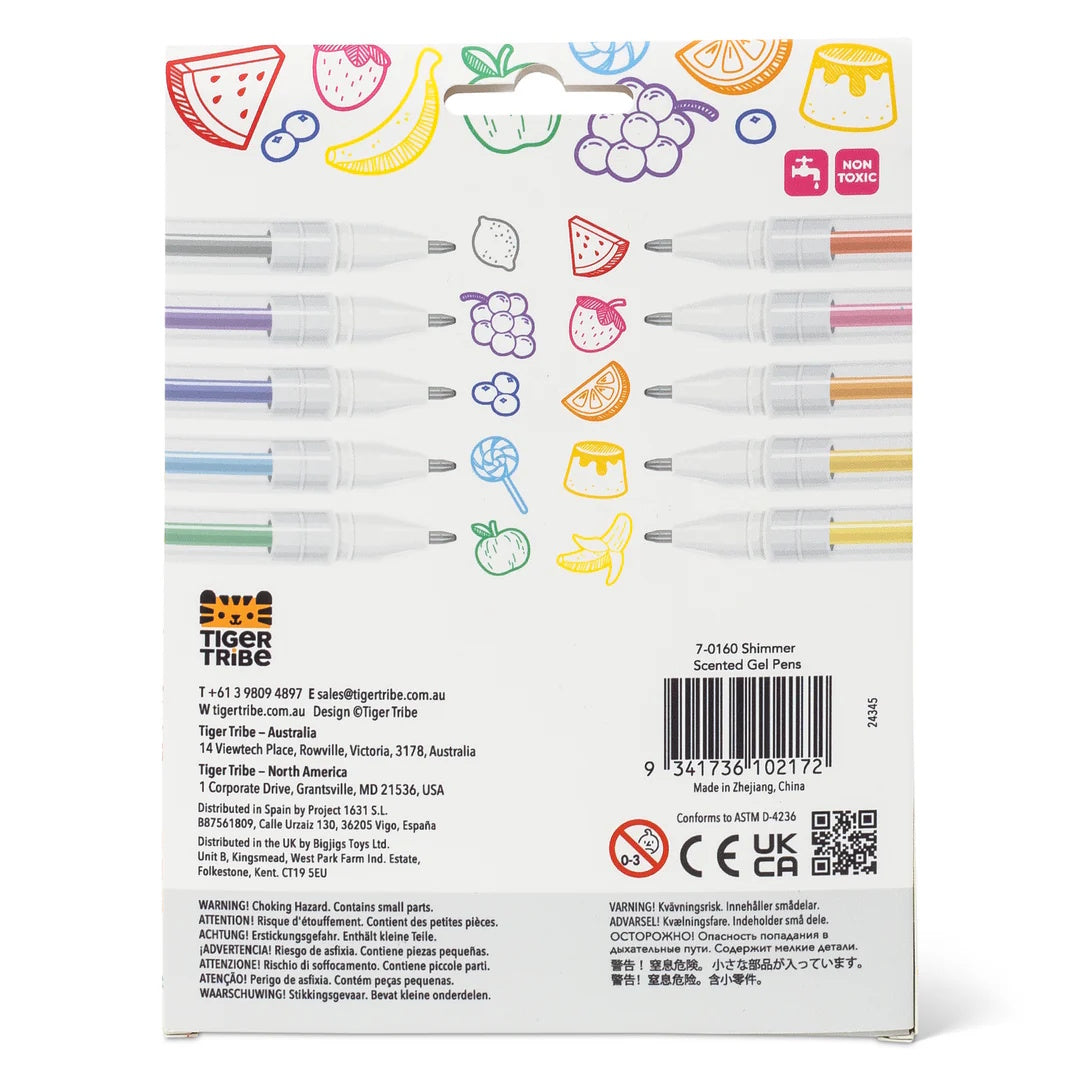 Shimmer Scented Gel Pens 10pk