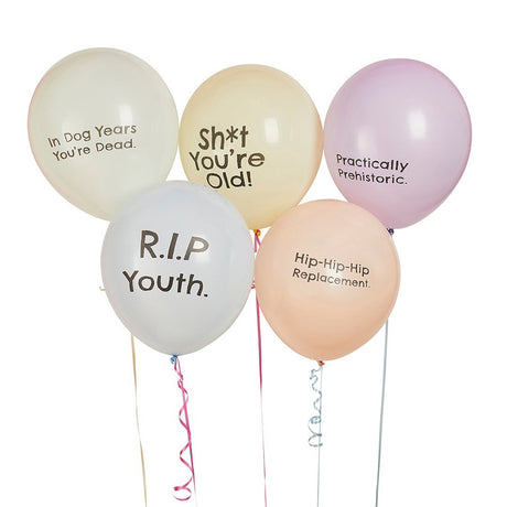 Sh*t You're Old Balloon Bundle