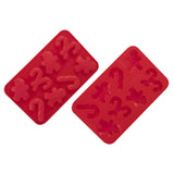 Gingerbread & Candy Cane Silicone Chocolate Moulds 2pk