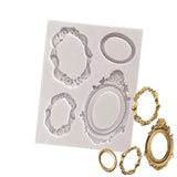 Silicone Mould - Oval Picture Frames