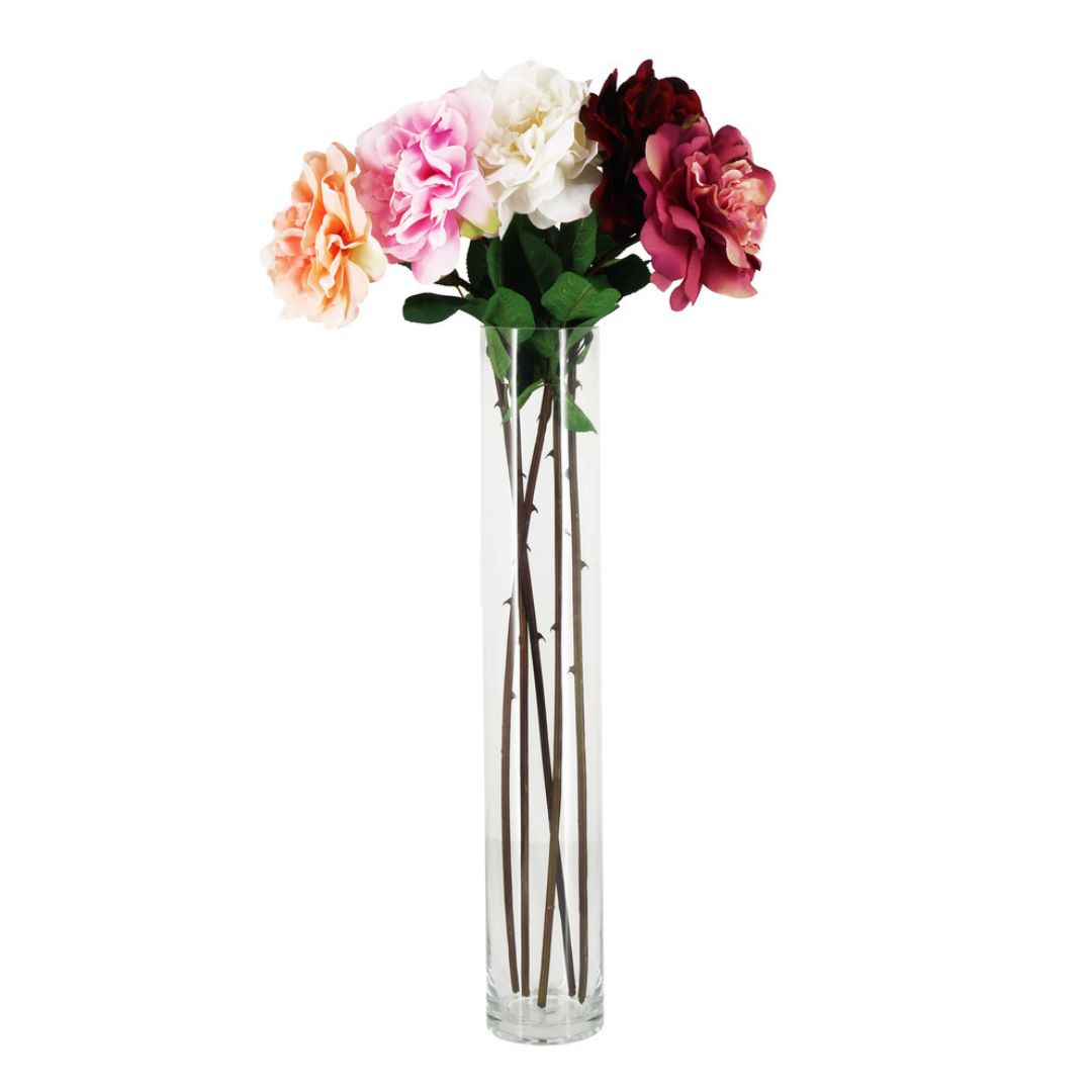 Single Artificial Large Cabbage Rose Flower