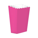 Treat Boxes Small 5pk - Bright Pink